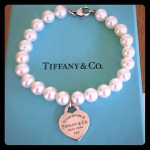Tiffany & Co RTT Pearl Bead Bracelet